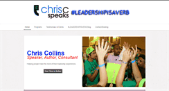 Desktop Screenshot of chriscspeaks.com